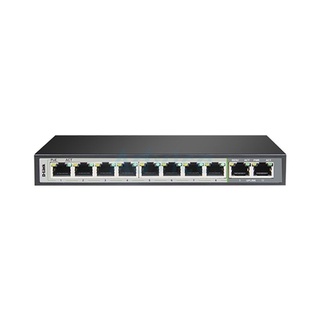 Gigabit Switching Hub 8 Port D-LINK DGS-F1010P-E (7,8 POE,+2 Uplink) ประกัน LT.