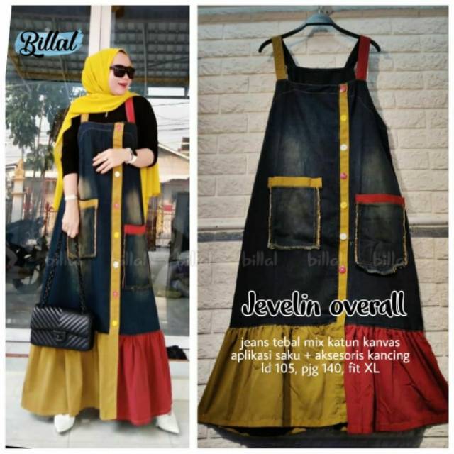 กางเกงยีนส์โดยรวม Jevelin