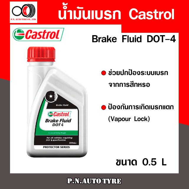 第1位獲得！】 CASTROL カストロール Castrol ブレーキ DOT3 0.5L