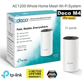 MESH WI-FI (เครือข่ายไวไฟ) TP-LINK (DECO M4) AC1200 WHOLE HO…