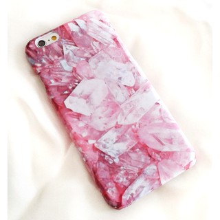 พร้อมส่ง เคสลาย Pink quartz