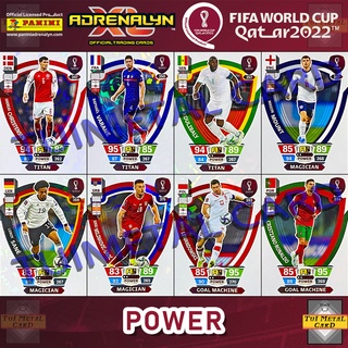 PANINI FIFA WORLD CUP™ QATAR 2022 ADRENALYN XL: POWER การ์ดสะสมฟุตบอล Football Trading Card