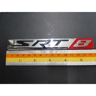 Logo SRT8 ของรถ Chevrolet  15x2cm