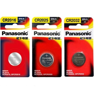 (แพคเดี่ยว) Panasonic CR2032, CR2025, CR2016 3V 1ก้อน แพคเดี…