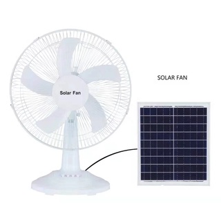 Solar Fan รุ่น 138 พัดลม โซล่าเซลล์  16 นิ้ว (แบตเตอรี่ในตัว) พร้อมแผงโซล่าเซลล์  ลมแรงสุดๆ ปรับได้ถึง 3ระดับ