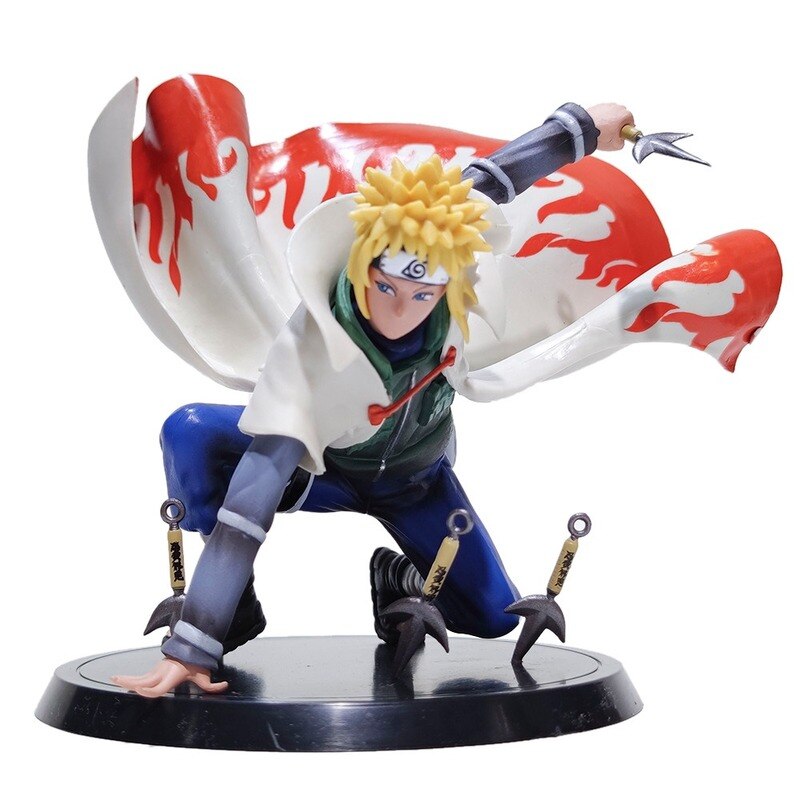 15cm Anime Naruto Weaon Battle Namikaze Minato Action Figure Naruto Figurines Collection Decoration Vc Model Toys Figure Shopee Thailand