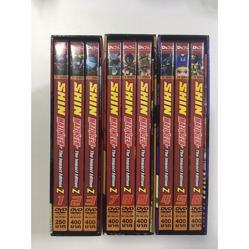 shin mazinger z DVD boxset ลิขสิทธิ์แท้ dex