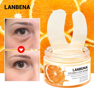 LANBENA Eye Mask Hyaluronic Acid Moisturizing Anti Aging ขจัดความหมองคล้ำ