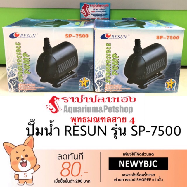 ปั๊มน้ำ Resun SP-7500