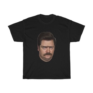 คอลูกเรือใหม่ เสื้อยืด ผ้าฝ้าย 100% พิมพ์ลาย Ron Swanson น่ารัก ของขวัญวันพิเศษ สําหรับผู้ชาย XS-3XL Pfcdig78Imcjfe75S-5