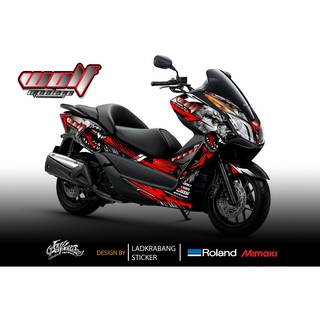 Honda Forza 300/2015 โมเดลเก่า ลาย หมาป่า