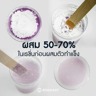 ทัลคัม ผงทัลคั่ม แป้งทัลคัม (Talcum) สำหรับผสมเรซิ่น เพิ่มเนื้อเรซิ่น โป๊วชิ้นงาน - ถุง 1 กก.