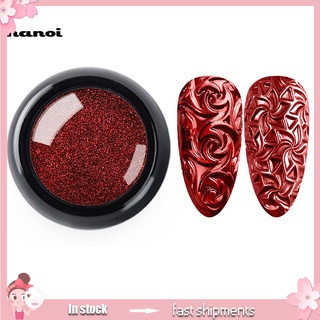 HAN_ 4D Image Template Silicone Nail Image Template Polish Flowers Design for UV Gel Nails