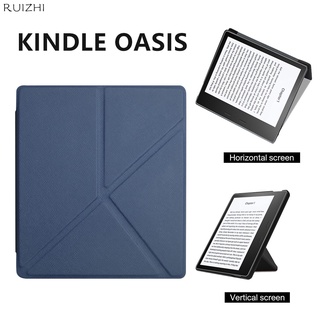 เคส e-Book 7 นิ้ว พร้อมฟังก์ชั่นปลุก แบบพับได้ สําหรับ Kindle Oasis 2 3