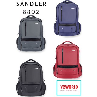 V2WORLD กระเป๋าเป้ รุ่น SANDLER 8802 มี 4 สี ดูดีมีสไตล์ (GREY, BLUE, BLACK,RED)