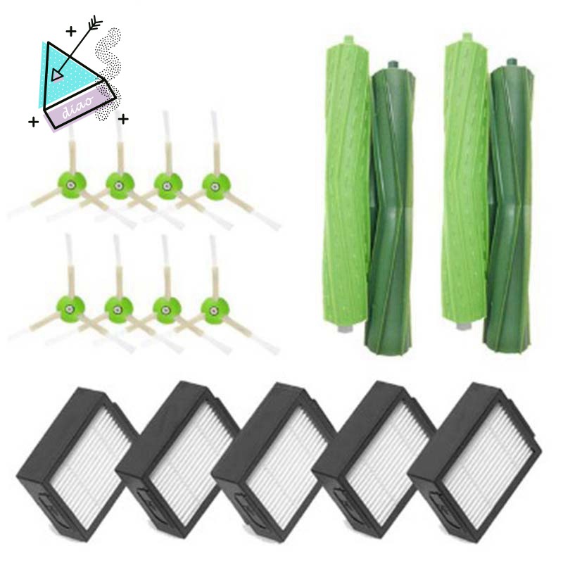 [New]Hepa Filter Side Brush Brush Roll for IRobot Roomba I7 E5 E6 I