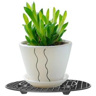 UMISS Plant Stands 20/30/40 ซม.ดอกไม้หม้อผู้ถือพืชชั้น Protector Patio Deck กระถางต้นไม้จานรอง