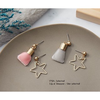 E27_Mini Earring_วใจสไตล์มินิมอล ต่างหู♥