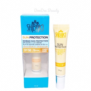 ครีมกันแดดเนื้อรองพื้น ชิบากิ Shibaki Sun Protection SPF50 PA+++ 💕หมดอายุ01/2024💕