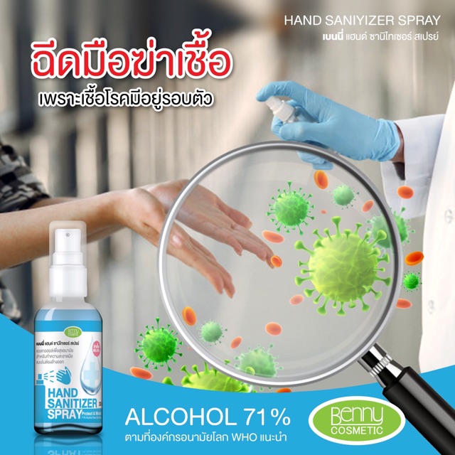 Benny Hand Sanitizer Spray 30 ml