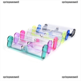 [springevenwell] ใหม่ กล่องเคส PVC ใส สําหรับใส่แว่นตา