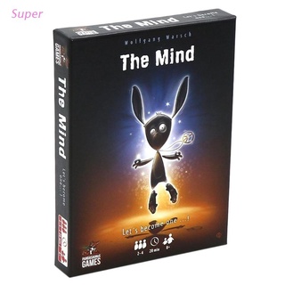 Super The Mind Card Game Multiplayer Party Puzzle Board Game Team Experience Interactive Game for Children Adult