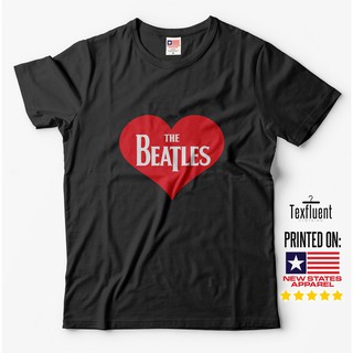 เสื้อยืดวงดนตรีเสื้อยืดแขนสั้น พิมพ์ลายวง The Beatles สําหรับผู้ชาย และผู้หญิงall size