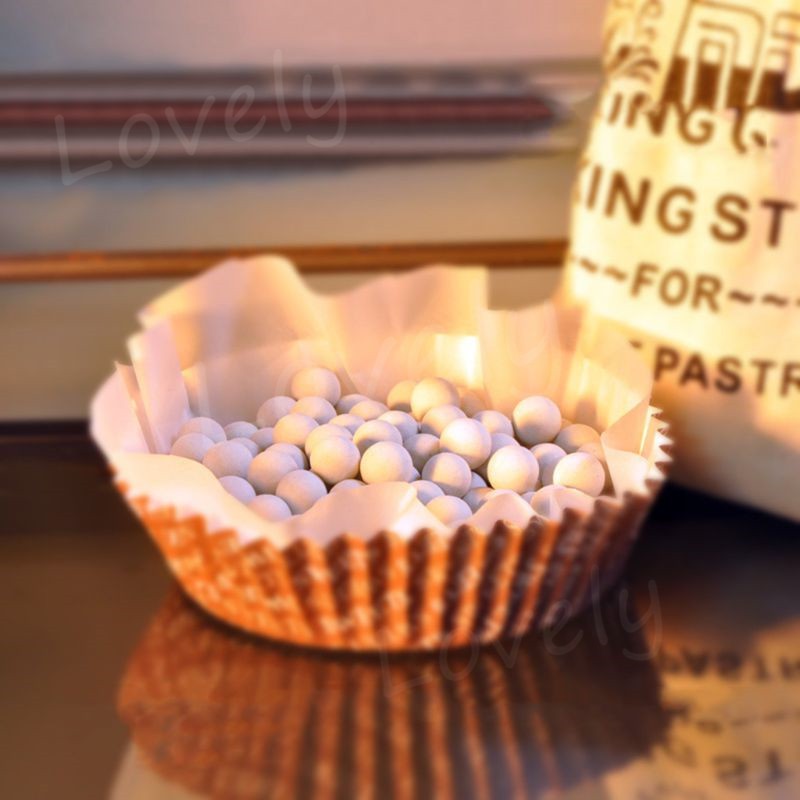 Love Baking Ceramic Baking Beans Pie Baking Beads Pie Crust 500g ลูกปัดเซรามิกสําหรับใช้ในการทําอาหาร หินอบขนม หินอบพาย หินอบทาร์ต  หินเบเกอรี่ 500 กรัม