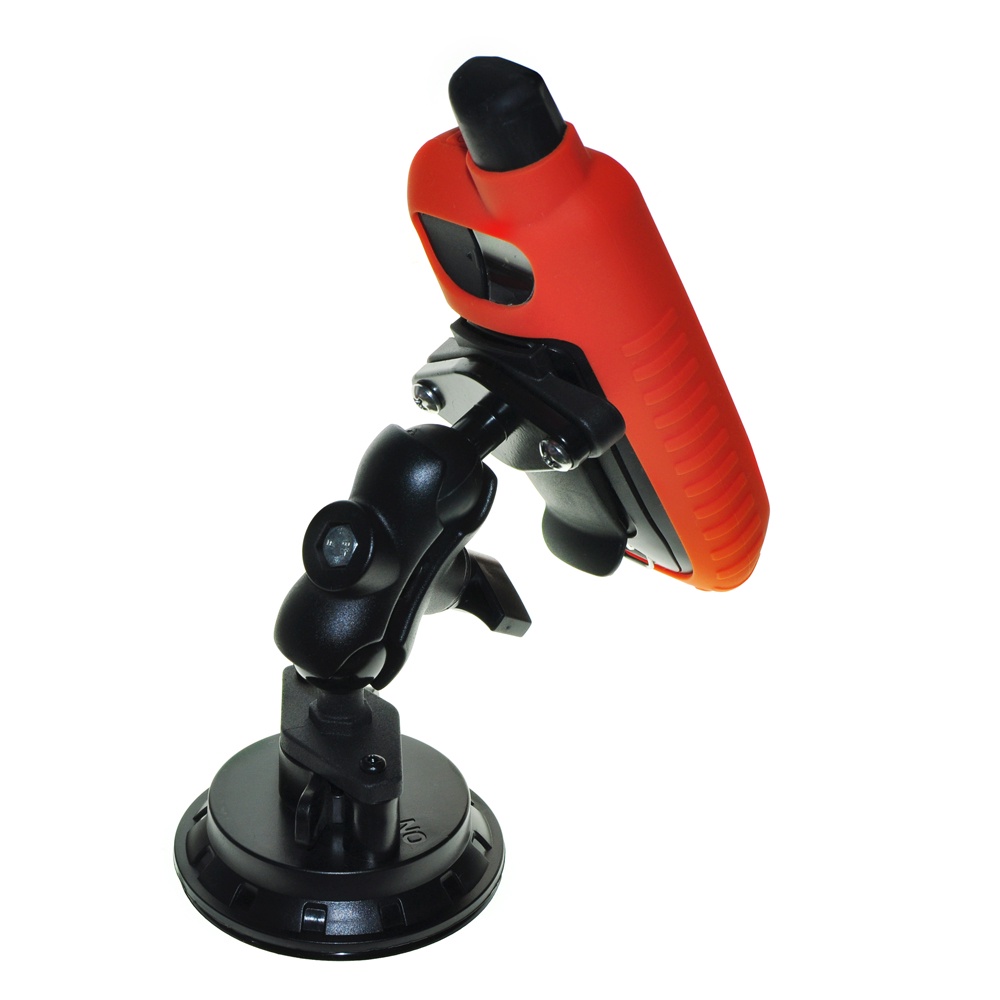 แขนซ็อกเก็ตคู่ + Twist Lock ถ้วยดูด Ball Mount Bracket Holder ฐานสําหรับ Garmin GPSMAP 66S 66ST 66i 