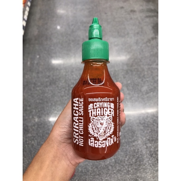 ซอสพริกศรีราชา ยี่ห้อเสือร้องไห้ ซอสศรีราชามาโย thaiger crying sriracha hot chilli sauce, sriracha m