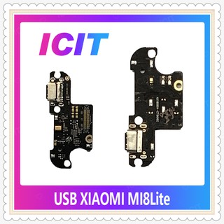 USB Xiaomi Mi 8 Lite อะไหล่สายแพรตูดชาร์จ แพรก้นชาร์จ Charging Connector Port Flex Cable（ได้1ชิ้นค่ะ) ICIT-Display