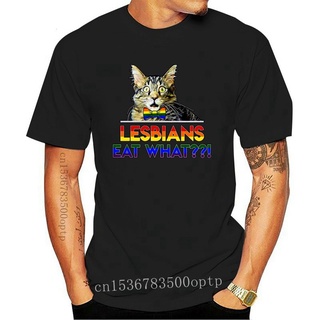 ขายดี เสื้อยืด พิมพ์ลาย Lesbians Eat What KOadkk97PBpdib98 สไตล์คลาสสิก สําหรับผู้ชายS-5XL