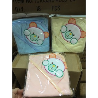 fujitoys.shop 118608 ของใช้เด็กผ้าห่อตัวเด็ก ไซส์ 27x29 ผืนละ