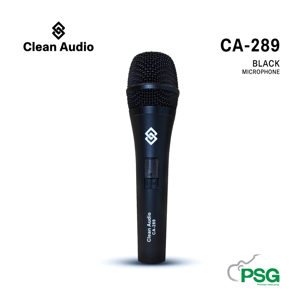 CLEAN AUDIO:CA-289 BLACK ไมโครโฟนไดนามิค Dynamic Microphone