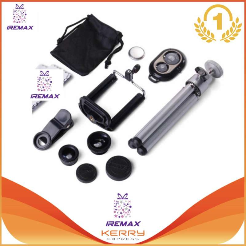 iRemax Super Phone Camera Kit Lens Monopod Wireless Control Tripod For Smartphone