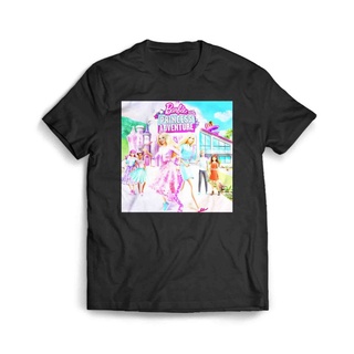 เสื้อผ้าผชเสื้อยืด พิมพ์ลาย Barbie Princess Adventure 3S-5XL