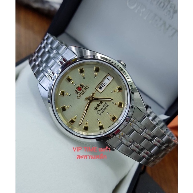 นาฬิกาผู้ชาย Orient Three Star Automatic AB00009C  ของแท้ ของใหม่ รับประกันศูนย์บ.สหกรุงทอง 1 ปี look
