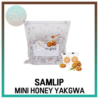 [Samlip] Mini Honey Yakgwa 1 กก. / คุกกี้น้ําผึ้ง แบบดั้งเดิม สไตล์เกาหลี / ห่อแยกกัน / ขนมแต่ละชิ้น / อาหารชา / คุกกี้น้ําผึ้งทอด / ขนมขบเคี้ยวแสนอร่อย / อาหารเกาหลี