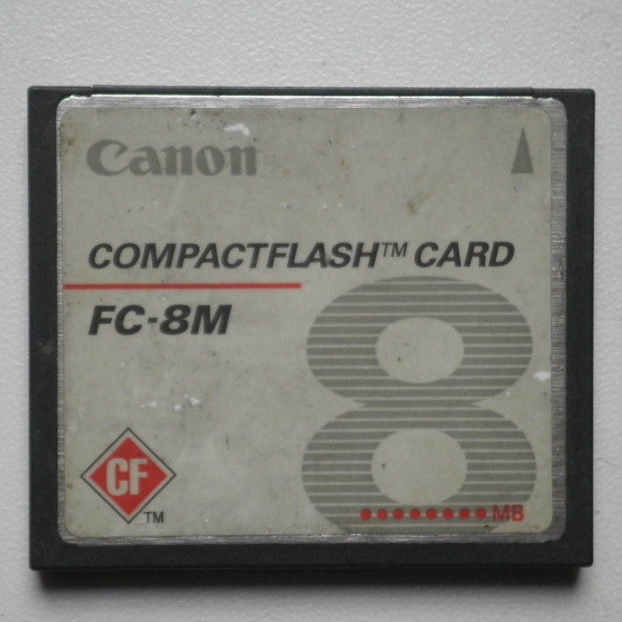 Canon 8MB CompatchFlash FC8M CF memory card บัตรเก็บข้อมูล