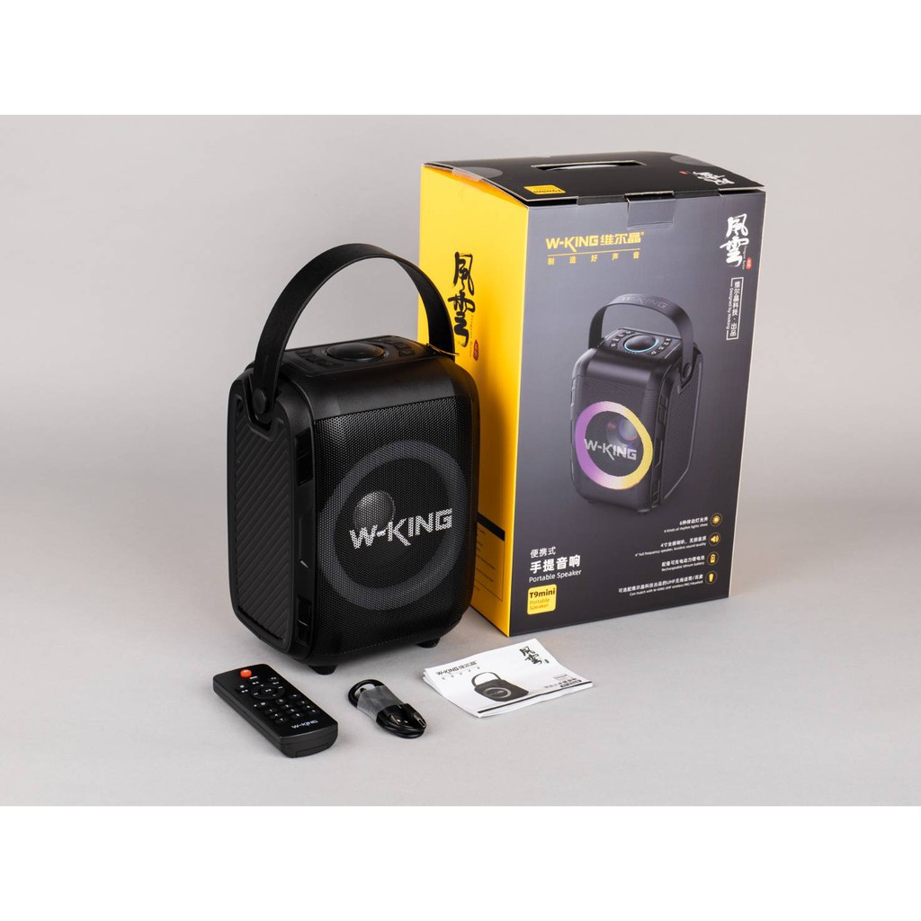 ลำโพงบลูทูธmini W-King T9S  Bluetooth Speaker ขนาดกะทัดรัด พกพาสะดวก