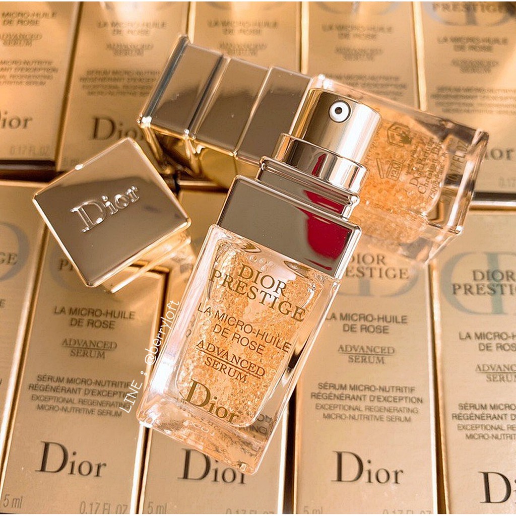 DIOR PRESTIGE La Micro-Huile De Rose Advanced Serum 5 ml. (No Box)