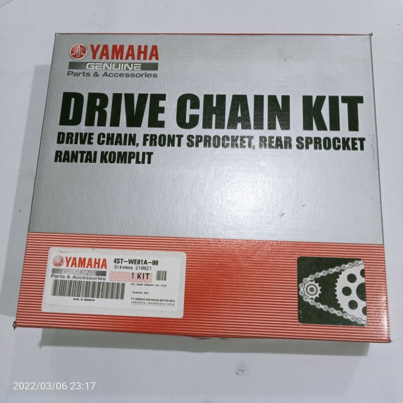 ชุดเกอร์โซ่ f1zr ของแท้ Yamaha f1zr