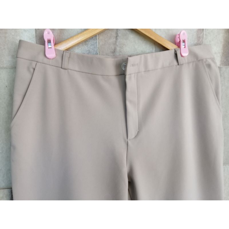 กางเกงขายาวผ้าโรเชฟผ้ายืด ใส่ทำงาน#ใส่สบายไม่อึดอัด