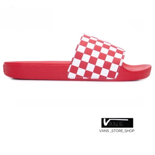 รองเท้าแตะVANS SLID ON CHECKERBOARD RED WHITE สินค้ามีประกันแท้