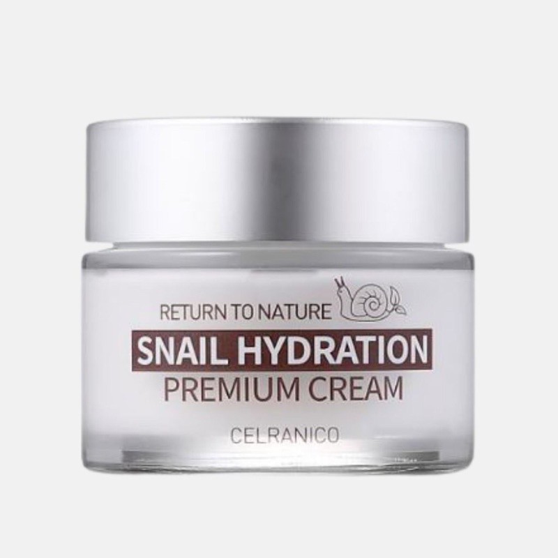 Celranico Return To Nature Snail Hydration Preamium Cream 50 ml แถมฟรี Mask 1 ชิ้น