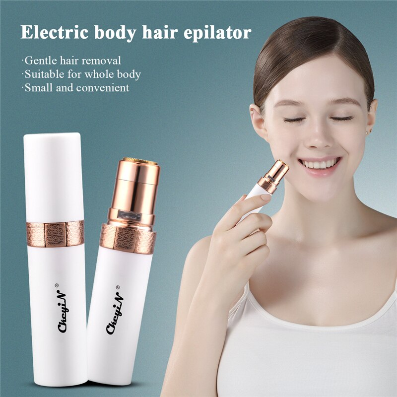 CkeyiN Electric Mini Shaver Eyebrow Trimmer Makeup Painless Eye Brow