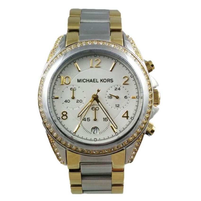 Michael Kors นาฬิกาผู้หญิง สีเงิน/ทอง สายแสตนเลส รุ่น MK5685