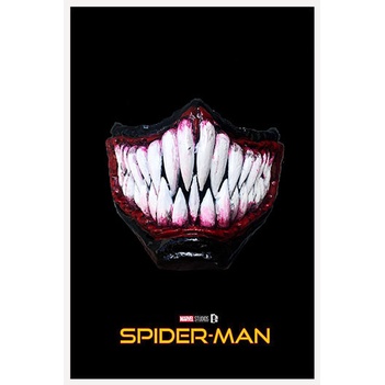 หน้ากากสไปเดอร์แมน Spiderman Venom Face Mask (Type 1) (1/1 Wearable)