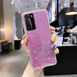 เคสโทรศัพท์มือถือซิลิโคนลายกลิตเตอร์สําหรับ Huawei Nova 2 2i 2Lite 2Plus 2S Nova 3 3i 3e Nova 4 4e