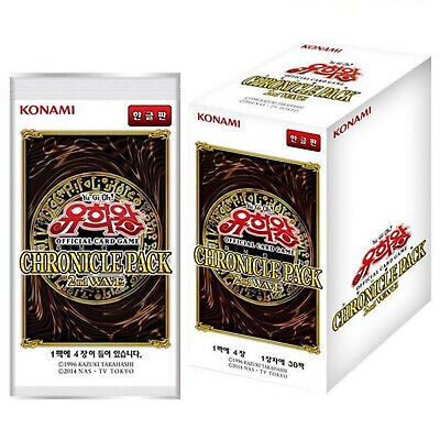 Yugioh Deck Box Yu-Gi-Oh Chronicle Pack 2nd Wave Booster Box